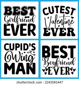 Valentine Svg Bundle, T shirt design Vector File