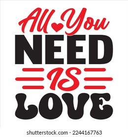 Valentine SVG Design Vector File.