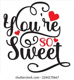 Valentine SVG Design Vector File.