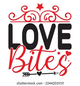 Valentine SVG Design Vector File.