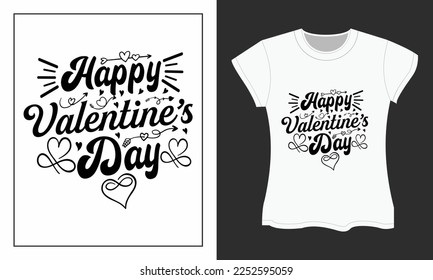 Valentine SVG t-shirt design, Valentine SVG cut files design.