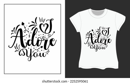 Valentine SVG t-shirt design, Valentine SVG cut files design.