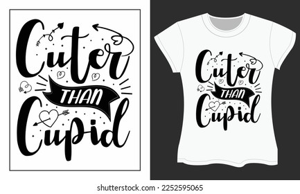 Valentine SVG t-shirt design, Valentine SVG cut files design.