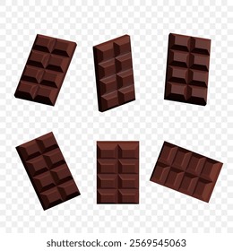 valentine sweet chocolate 3d vector graphics 