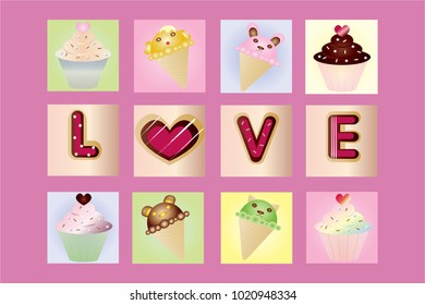 Valentine sweet cookie