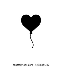 Valentine symbol : Balloon vector icon.