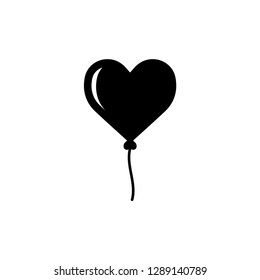 Valentine symbol : Balloon vector icon.