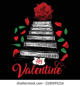 Valentine T Shirt Design Image