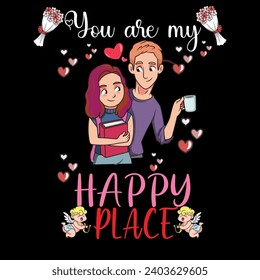 valentine t shirt design nice holidays