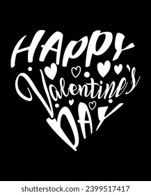 Valentine t shirt design and print template