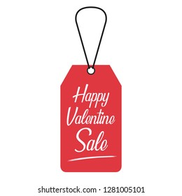 Valentine tag vector. free space for text.