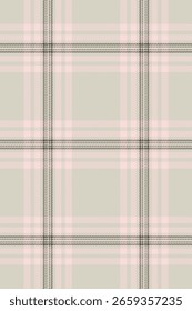 Plano de fundo do vetor de tartan dos namorados, textura de tecido sem emenda do painel. Exemplo de padrão têxtil xadrez em cores claras e pastel paleta.