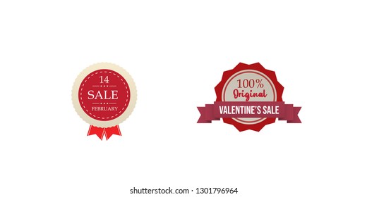 Valentine template banner Vector background for banner, poster, flyer