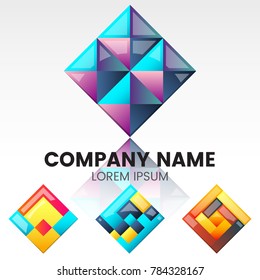 Valentine template banner Vector background for banner, poster, flyer