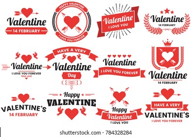 Valentine template banner Vector background for banner, poster, flyer