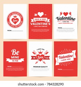 Valentine template banner Vector background for banner, poster, flyer