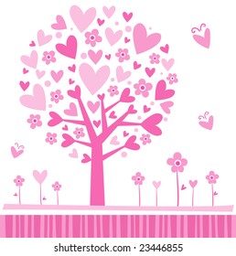 Valentine Tree Pink