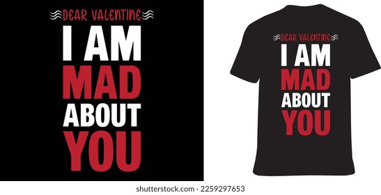 Valentine T-shirt Design Template | Valentine