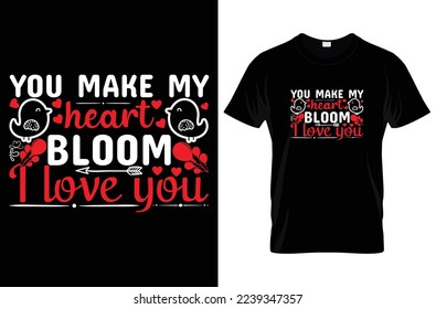 
Valentine t-shirt Design typography and custom templet