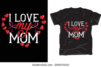 valentine t-shirt Design vector file