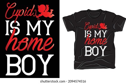 valentine t-shirt Design vector file