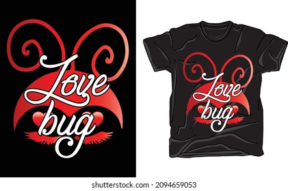 valentine t-shirt Design vector file