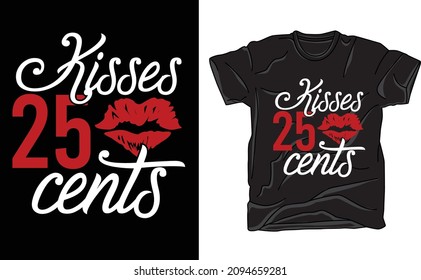 valentine t-shirt Design vector file