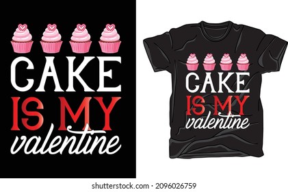 valentine t-shirt Design vector file