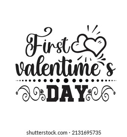 Valentine T-shirt Design Vector. Good for Clothes, Greeting Card, Poster, and Mug Design. Printable Vector Illustration, EPS 10.