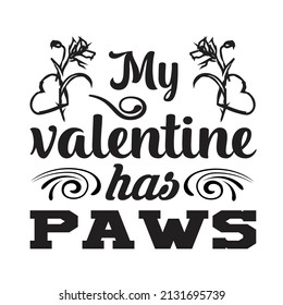 Valentine T-shirt Design Vector. Good for Clothes, Greeting Card, Poster, and Mug Design. Printable Vector Illustration, EPS 10.