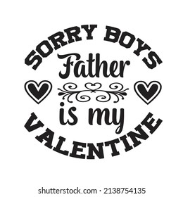 Valentine  T-shirt Design Vector. Good for Clothes, Greeting Card, Poster, and Mug Design. Printable Vector Illustration, EPS 10.