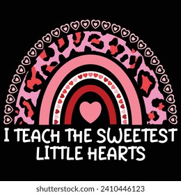 Valentine T-Shirt, Valentine Rainbow Shirt, Valentine Alphabet Shirt