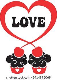 
Valentine Typography Design. Printing For Tshirt, Sweatshirt, Mug, Banner, Poster etc.