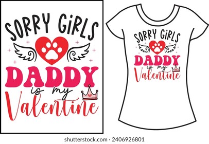 Valentine Typography gift T-shirt design. Valentine gift t shirt for family.