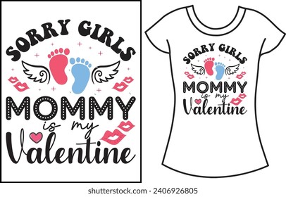 Valentine Typography gift T-shirt design. Valentine gift t shirt for family.