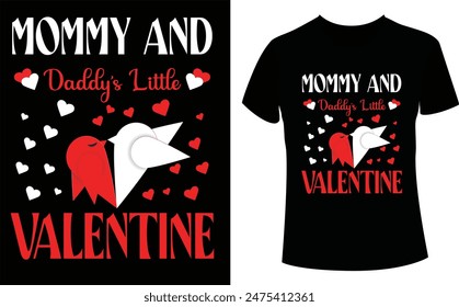 Valentine Typography T-shirt Design-vector file (eps) template bundle