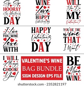 Valentine And Valentine's Day SVG And Sublimation Design Bundle And Valentine's Day Sign Design and File eps format digital download