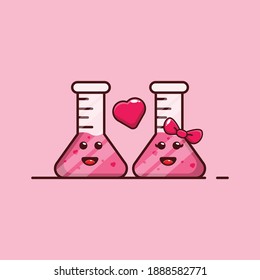 valentine vector character design of love poison