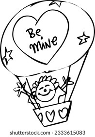 Valentine vector drawing image Files