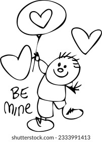 Valentine vector drawing image Files