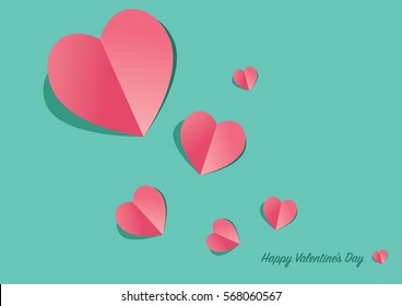 Valentine vector hearts