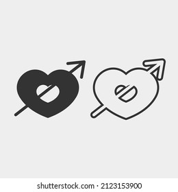valentine vector icon illustration sign 