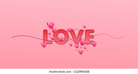 valentine vector illustration for background event with heart icon