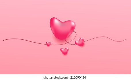 valentine vector illustration for background event with heart icon