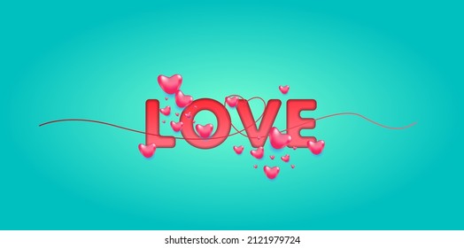 valentine vector illustration for background event with heart icon