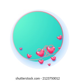 valentine vector illustration for background event with heart icon