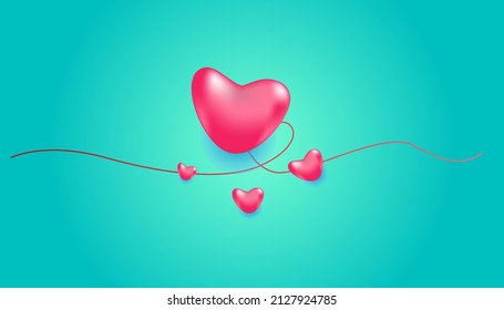 valentine vector illustration for background event with heart icon