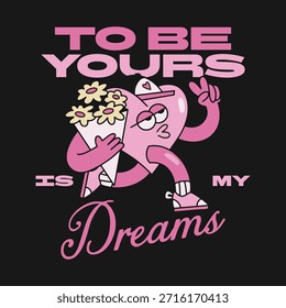 Colección de diseño de camiseta de Vector de San Valentín, diseños Urbana Paquetes de camisetas de San Valentín de streetwear, diseño de Vector de manguera de goma retro Groovy, gráfico de mascota de Vector lindo, Paquete gráfico de ropa de Vector.