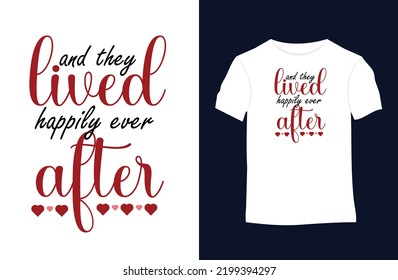 Valentine vector t-shirt design with silhouettes, typography, print, love