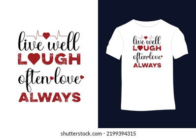 Valentine vector t-shirt design with silhouettes, typography, print, love